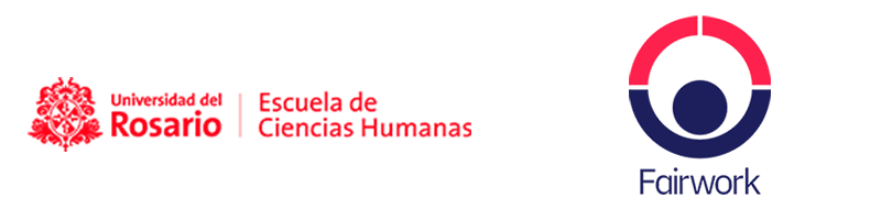 Trabajo decente y plataformas digitales: Percepciones de consumidores y lanzamiento de Fairwork Colombia 2022 logos