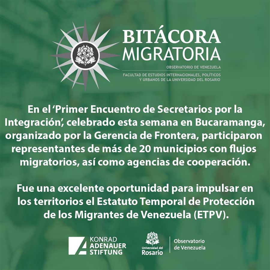 Bitácora migratoria konrad adenauer stiftung