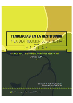 Tendencias en la restitución - 2013 - 2