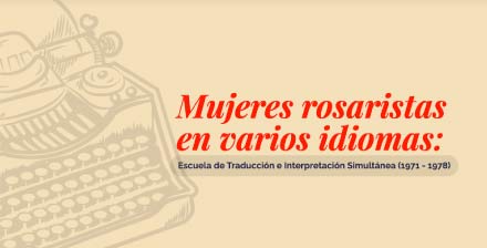 Mujeres Rosaristas en varios idiomas