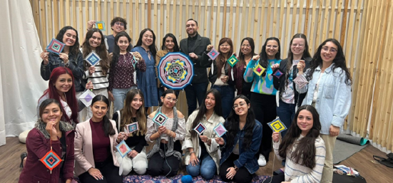 El cierre del año del voluntariado con un taller de mándalas.