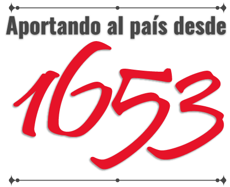 Aportando al país desde 1653 - Logo