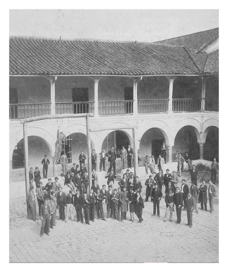 Panorámica Claustro - Antes