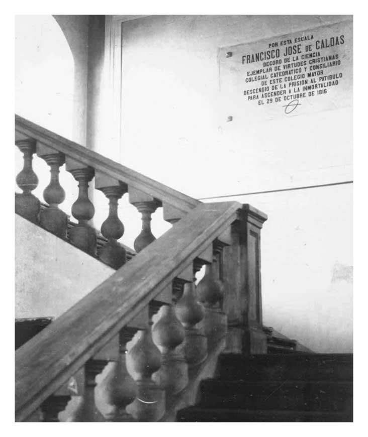 Placa Francisco José de Caldas - Antes