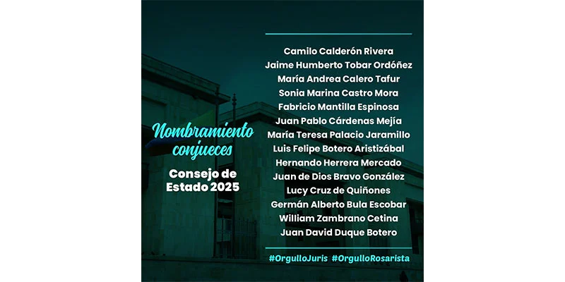Nombramiento conjueces
