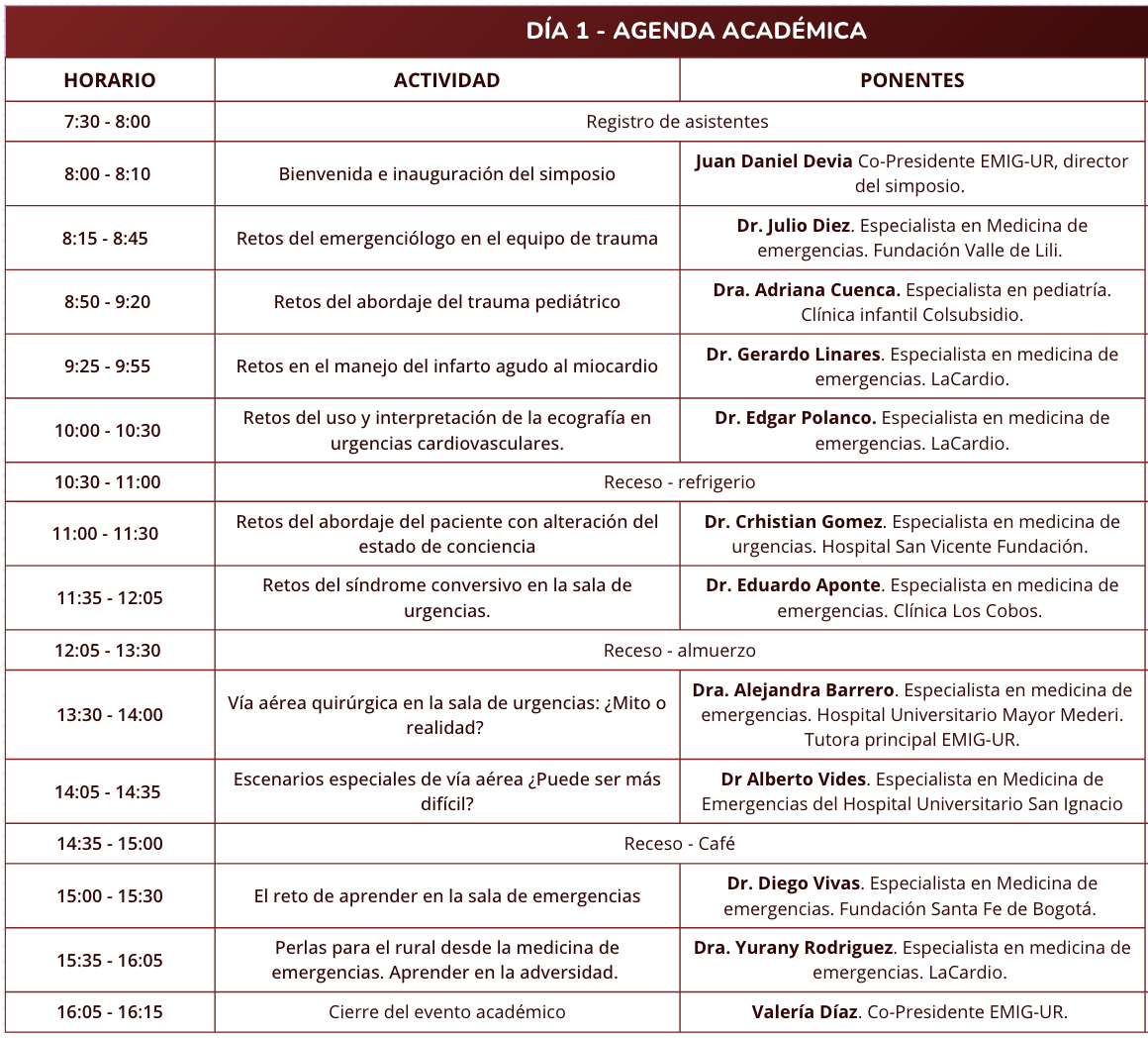 agenda día 1