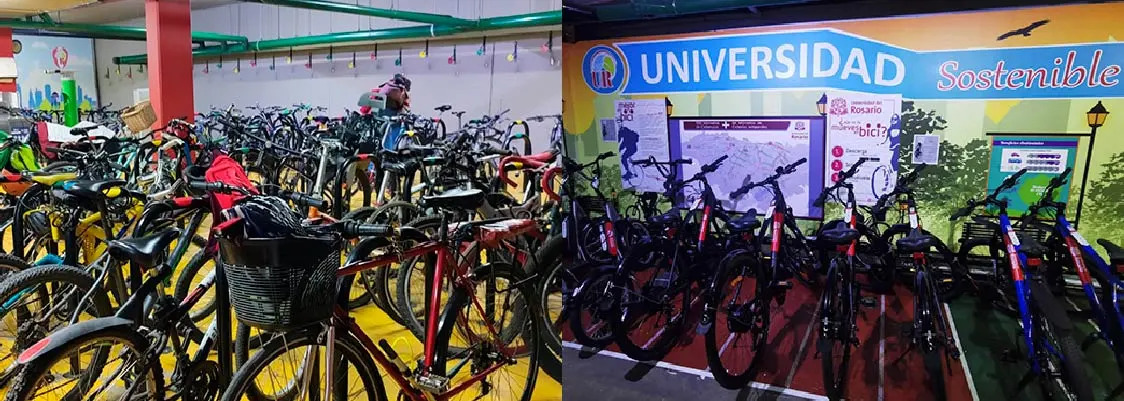 Cicloparqueaderos en la Universidad del Rosario
