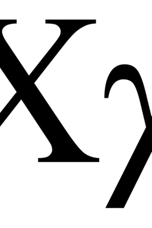 Letra X - Dominio público
