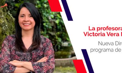 La profesora Ángela Victoria Vera Márquez, nueva directora del Programa de Psicología de la Escuela de Medicina y Ciencias de la Salud