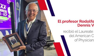 El profesor Rodolfo José Dennis Verano recibe reconocimiento internacional por su liderazgo y excelencia en las ciencias de la salud