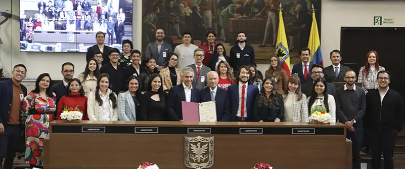 El Centro de Emprendimiento de la Universidad del Rosario recibe reconocimiento del Concejo de Bogotá por su impacto transformador