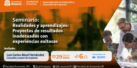 evento Realidades y aprendizajes: Proyectos de resultados inadecuados con experiencias exitosas