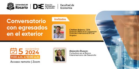 Conversatorio con egresados en el exterior